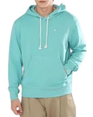 Acne Studios Hoodies & Sweatvesten ,Blauw ,Katoen Mineral Sweatshirt