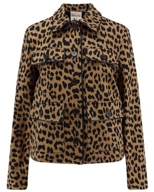 Semicouture Light Jackets - Brown