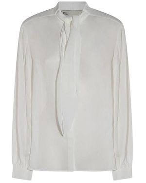 Tory Burch Shirt With Bow - White