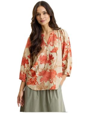 iN FRONT Overhemden ,Veelkleurig ,Blouses - Rood