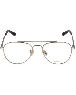Bottega Veneta Goud Transparante Bril Bv1340Ok 003 - Bruin