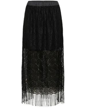 Kaffe Maxi Skirts - Negro