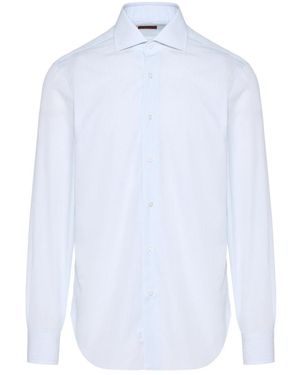 Barba Napoli Formal Shirts - White