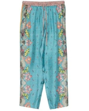 Pierre Louis Mascia Wide Trousers - Blue
