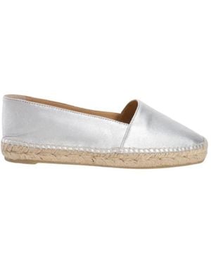 Castañer Schoenen ,Grijs ,Leer Espadrilles - Wit