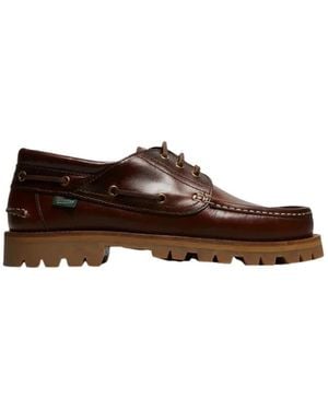 Paraboot Schoenen ,Bruin ,Leer Mocassino