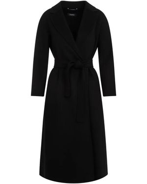 Max Mara Belted Coats - Black