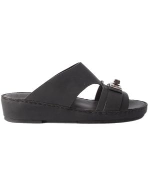 Dolce & Gabbana Flat Sandalen - Schwarz