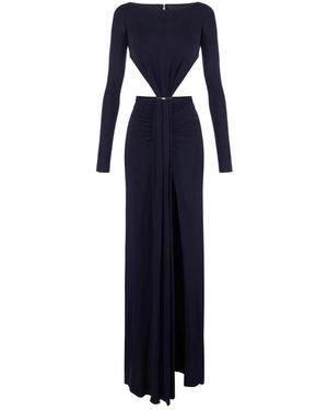 Elisabetta Franchi Carpet Jurk - Blauw