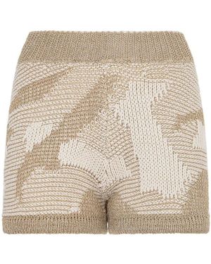 Akep Stylische bermuda shorts für sommertage - Natur
