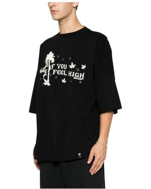 Palm Angels T-Shirts - Black