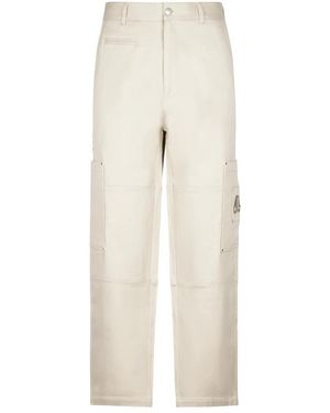 Moose Knuckles Straight Trousers - Natural