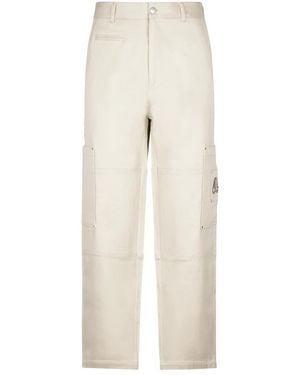 Moose Knuckles Straight Trousers - Natural