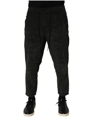 Dondup Cropped Trousers - Black