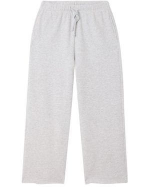 American Vintage Broeken ,Grijs ,Katoen Atubay Joggers - Wit