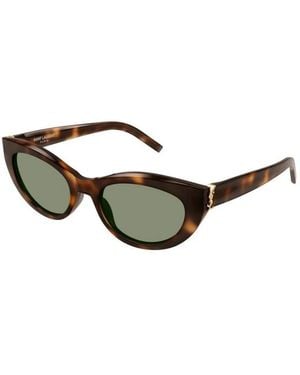 Saint Laurent Cat-Eye Sonnenbrille - Braun