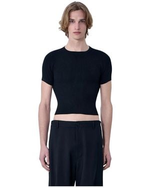 Rier Round-Neck Knitwear - Blu