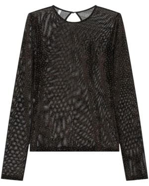 Imperial Long Sleeve Tops - Black