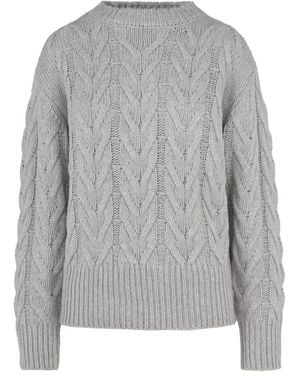 Bomboogie Round-Neck Knitwear - Grigio