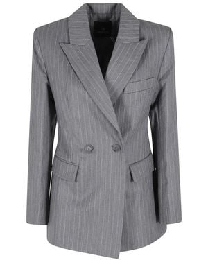 Anine Bing Jassen ,Grijs ,Wol Tiphaine Blazer