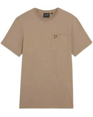 Lyle & Scott Klassisches Crew Neck T-Shirt - Natur