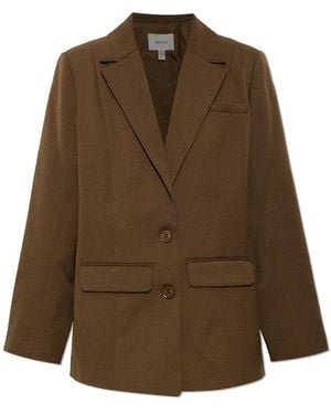 Gestuz Jassen ,Bruin ,Leer Gzstacy Blazer