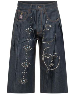 Kidsuper Denim Shorts - Blu