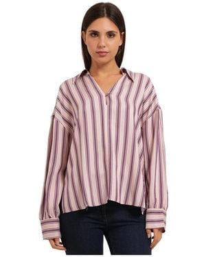 Pennyblack Fluid Twill Blouse - Rood