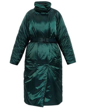 Lacoste Jassen ,Groen ,Leer Geïsoleerde Jas