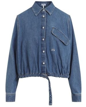 Loewe Denim Shirts - Azul