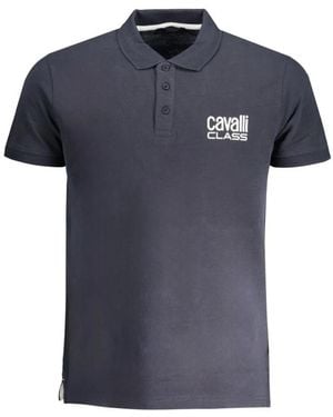 Roberto Cavalli Polo Shirts - Blauw