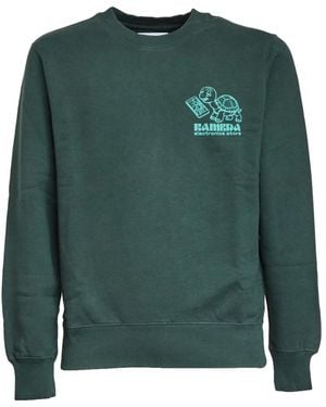 Edwin Felpa Girocollo - Grün