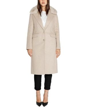 Guess Single-Breasted Coats - Neutro