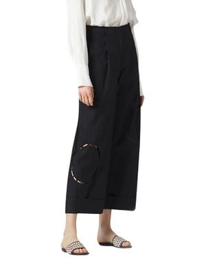 Manila Grace Cropped Pants - Black