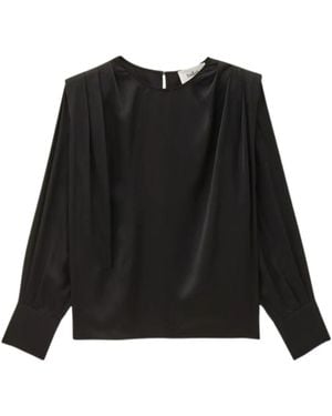 Ba&sh Cadie Satin Top - Schwarz