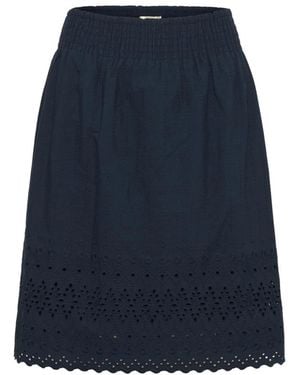 Cream Midi Skirts - Azul