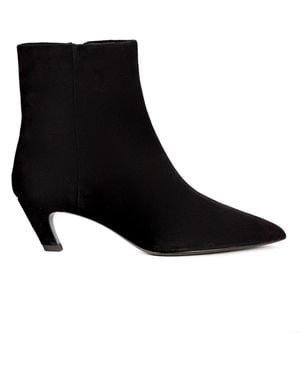 Ash Heeled Boots - Black