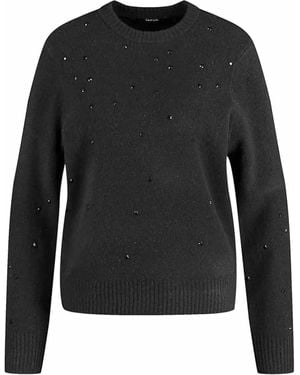 Taifun Veelzijdige Damen Kurzarmpullover Voor Vrouwen - Zwart