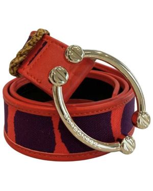 Borbonese Accessoires ,Veelkleurig ,Leer Wikkelriem - Rood