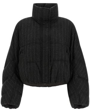 Brunello Cucinelli Jassen ,Grijs ,Wol Jassen - Zwart