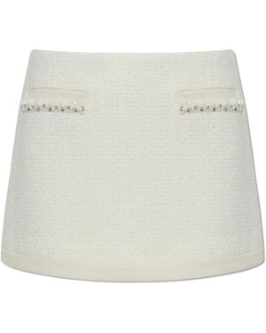 LoveShackFancy Short Skirts - Blanc