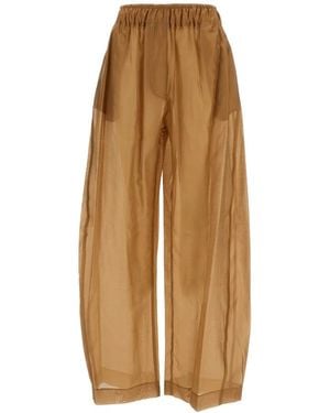 Thelatest Wide Pants - Brown
