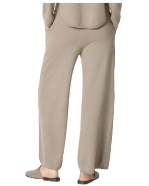 SMINFINITY Gefaltete Palazzo Hose - Natur