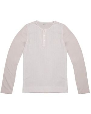 Dries Van Noten Long Sleeve Tops - White