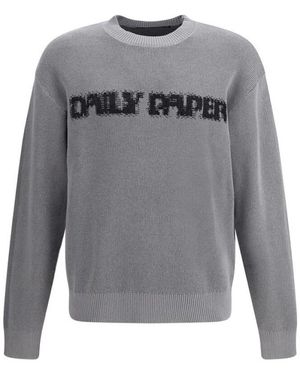 Daily Paper Round-Neck Knitwear - Grey