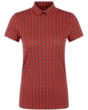 Marc Cain Slim Fit Poloshirt - Rood