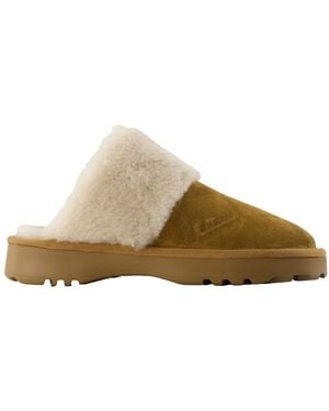 Burberry Flint Mules - Natur