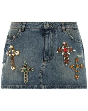 Dolce & Gabbana Denim Skirts - Azul