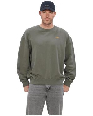 Forét Hoodies & Sweatvesten ,Groen ,Katoen Perch Sweatshirt - Grijs