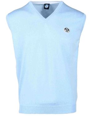 North Sails Sleeveless Knitwear - Blau